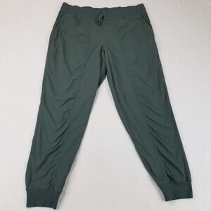 Lululemon Dance Studio Jogger Womens 14 Green Jasper High Rise Drawstring Swift